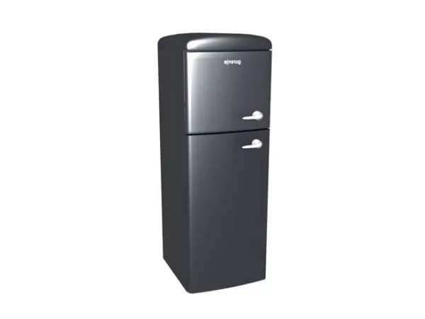 Single Door Refrigerator Smooth Edge 3d model