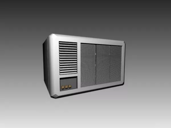 Air Conditioning Window Unit 3d model Air Conditioning Window Unit 3d model