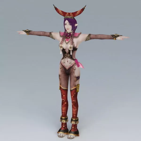 Beautiful Enchantress 3d model Beautiful Enchantress 3d model
