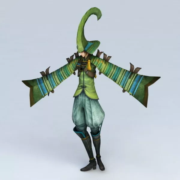 Green Joker 3d model Green Joker 3d model