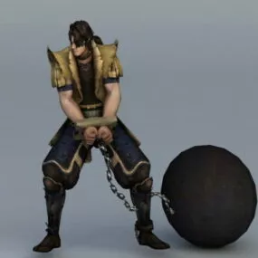 Prisoner In Chain 3d model
