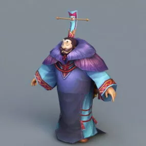 Cartoon Scholar Official 3d model
