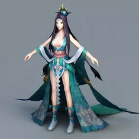 Moon Goddess 3d model