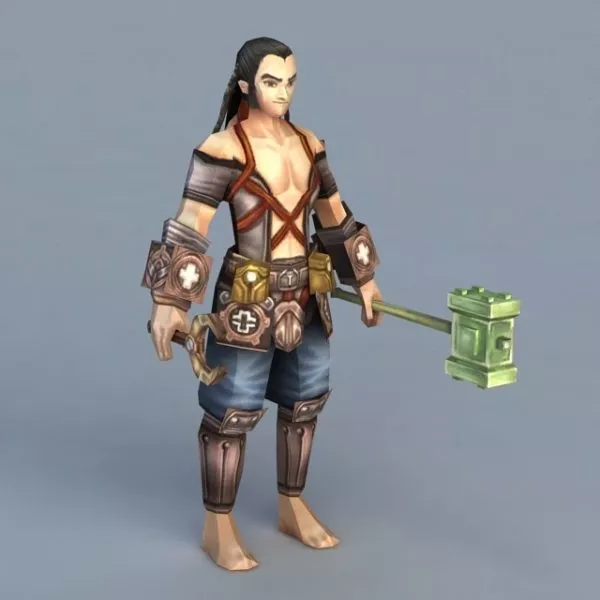 Medieval Weapons Mechanic 3d model Medieval Weapons Mechanic 3d model