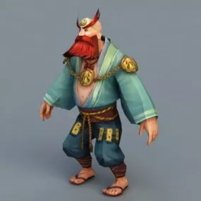 Anime Robber Man 3d model