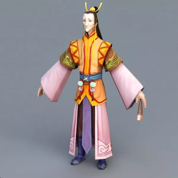 Ancient Man Character 3d model Ancient Man Character 3d model