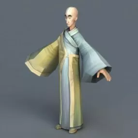 Buddhist Monk 3d model