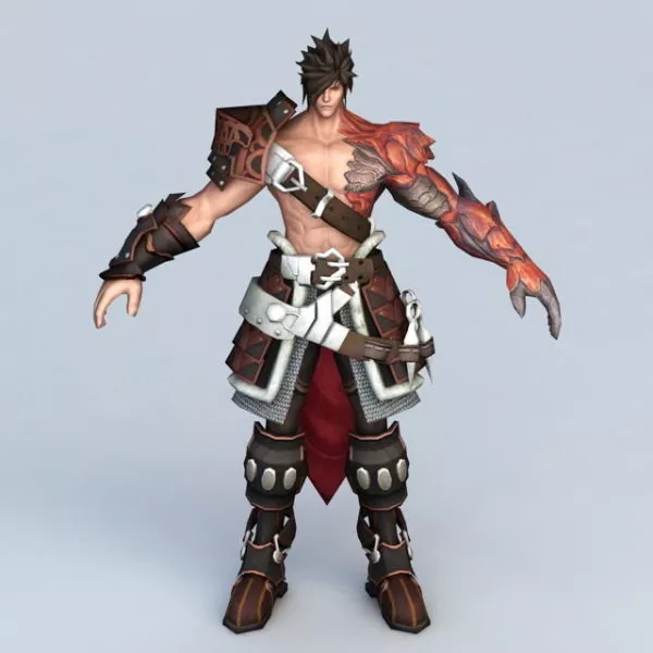 Black Dragon Warrior Animated And Rigged 3d model Black Dragon Warrior Animated And Rigged 3d model