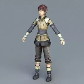 Elf Guy Character 3d model