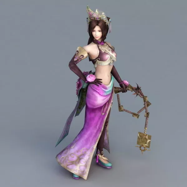 Ancient Chinese Warrior Woman 3d model Ancient Chinese Warrior Woman 3d model