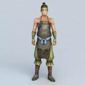 Male Blacksmith 3d model