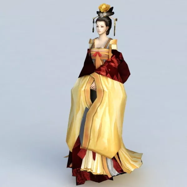 Chinese Empress 3d model Chinese Empress 3d model