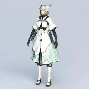 Enchantress Girl 3d model