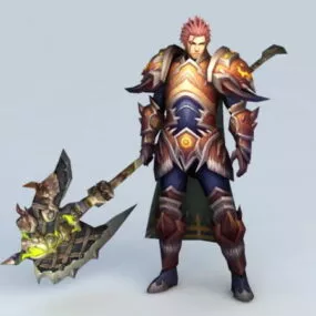 Great Axe Warrior 3d model