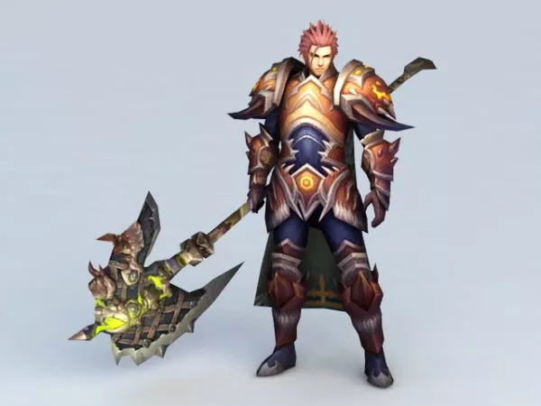 Great Axe Warrior 3d model Great Axe Warrior 3d model