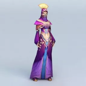 Masked Princess 3d model