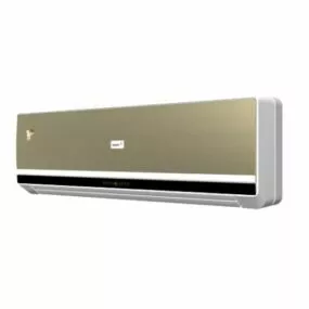 Champagne Gold Wall Split Ac 3d model