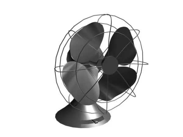 Modern Ceiling Fan Hunter 3d model