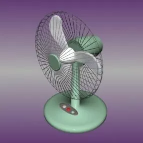 Desk And Table Fan 3d model