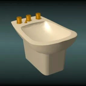 Women Toilet Bidet 3d model