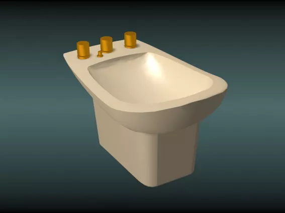 Sanitary Faucet Gessi Ispa 3d model
