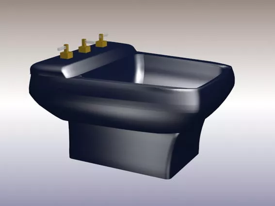 Simple Bidet 3d model