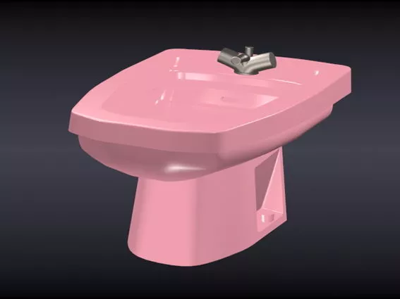 Simple Bidet 3d model