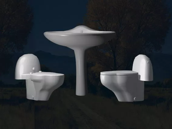 Sanitary Wash Basin Rectangular 3d model