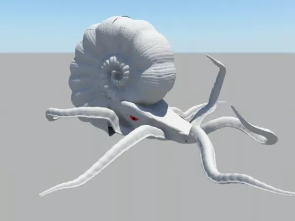 Cartoon Octopus Gosh 3d model