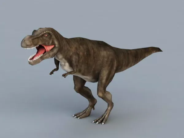 Animated Cartoon Dinosaur 3d model