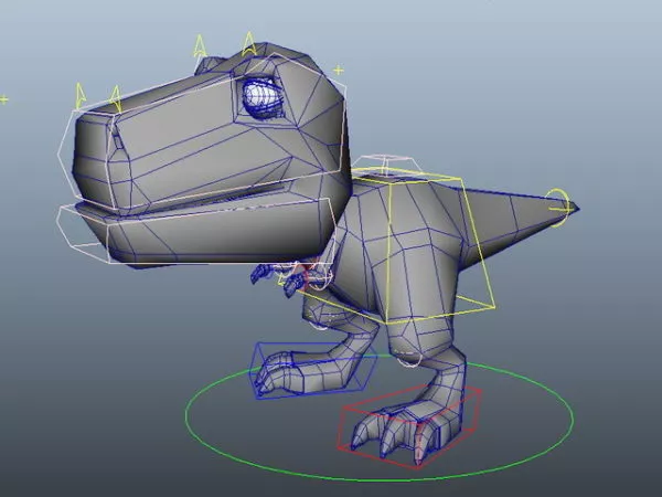 Trex Dinosaur Lowpoly Animal 3d model