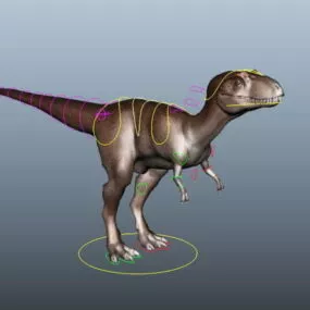 Coelophysis Rig 3d model