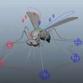Mosquito Rig 3d model
