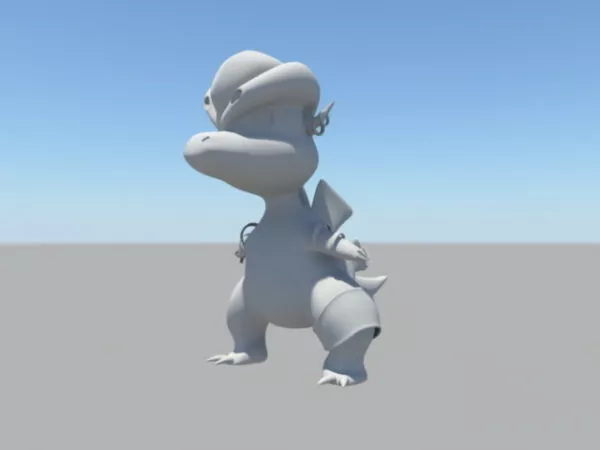 Cute Cartoon Dinosaur 3d model Cute Cartoon Dinosaur 3d model