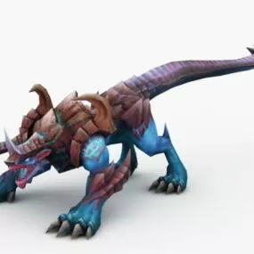 Alien Beast Creature 3d model