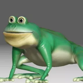 Green Frog 3d model