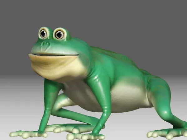 Green Frog 3d model Green Frog 3d model