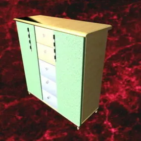 Modern Chest Of Drawers Furniture 3d model
