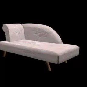 Victorian Chaise Lounge 3d model