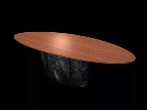 Oval Dining Table 3d model Oval Dining Table 3d model