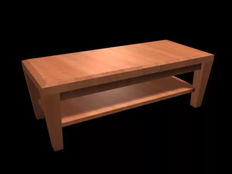 Rustic Coffee Table 3d model Rustic Coffee Table 3d model