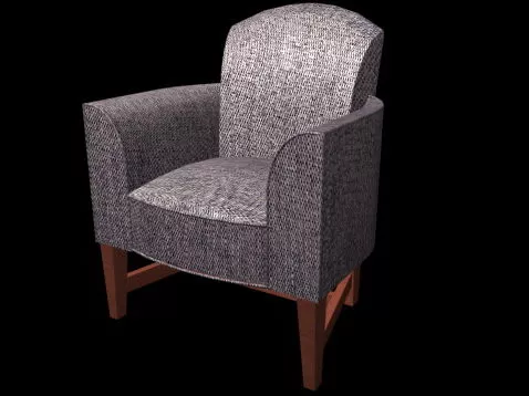 Fabric Sofa Chair 3d model Fabric Sofa Chair 3d model