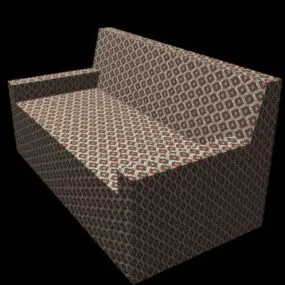 Fabric Settee 3d model