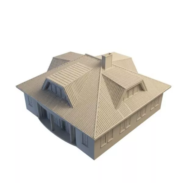 Modern Mansion 3d model Modern Mansion 3d model