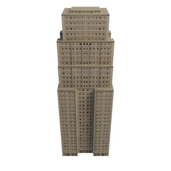 Modern Office Block 3d model Modern Office Block 3d model