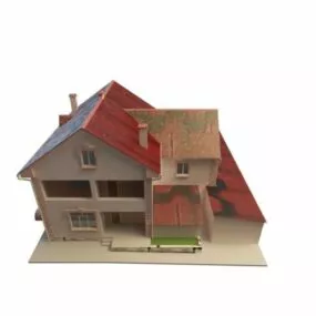 Shabby House 3d model