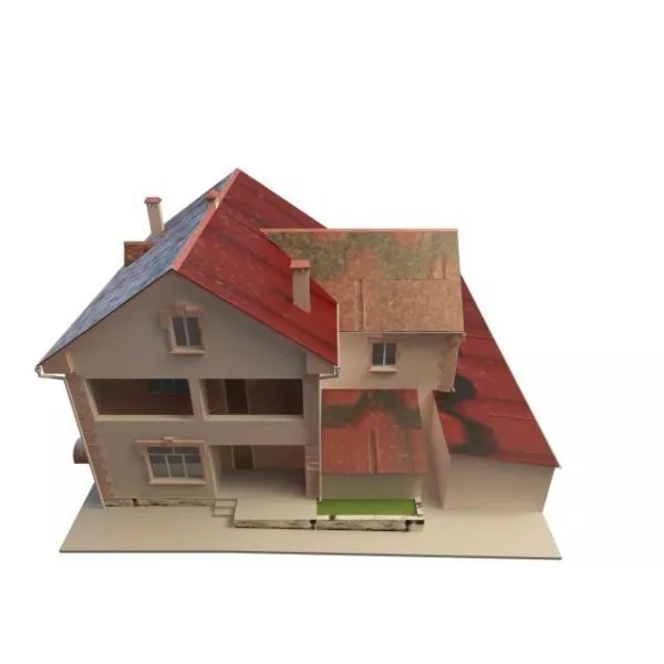 Shabby House 3d model Shabby House 3d model