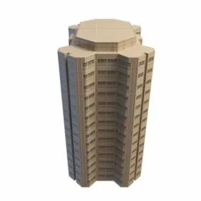 Urban Office Building Architecture 3d model