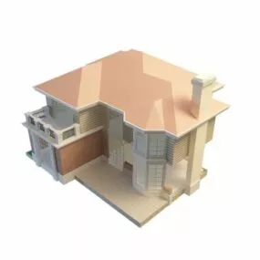 Modern Luxury Villa 3d model
