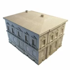 Modern Greek Architecture 3d model